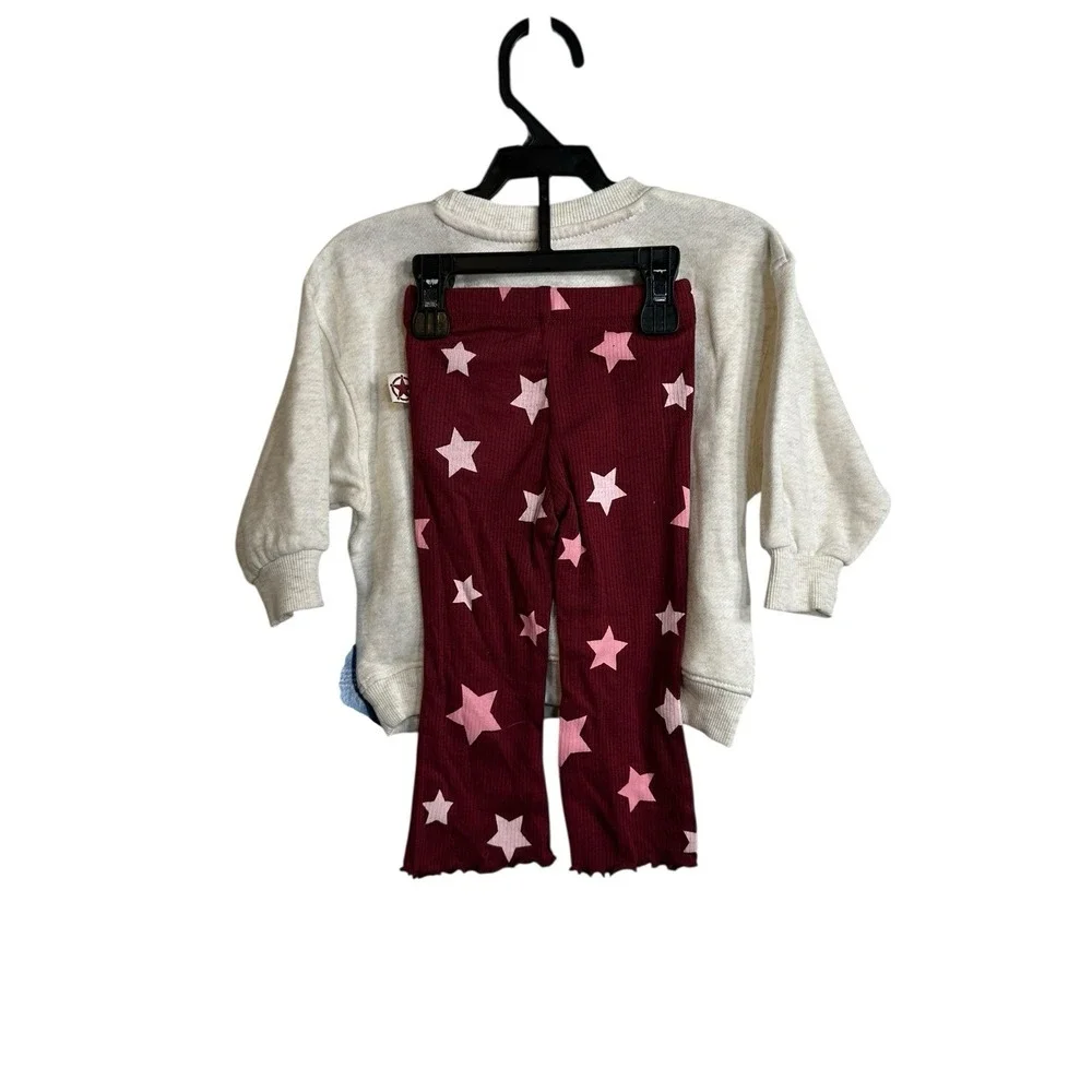 disney‎ pixar TOY STORY girls outfit set sweatshirt & leggings size 12 months